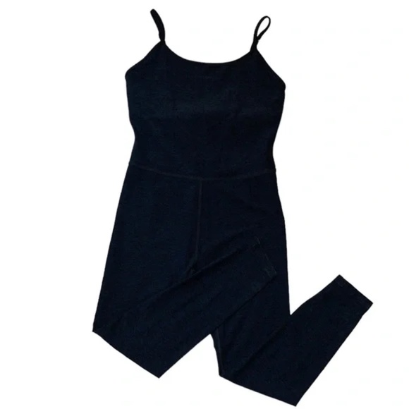 Beyond Yoga Spacedye Uplevel Midi Jumpsuit in Black, Size XS - Picture 7 of 11